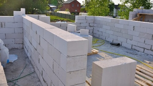Кладка газосиликатных блоков в Солигорске