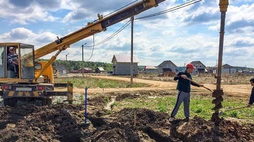 Свайно-ростверковый фундамент в Солигорске