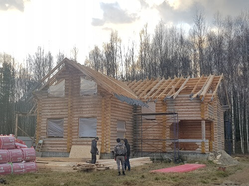 Установка стропильной системы в Солигорске